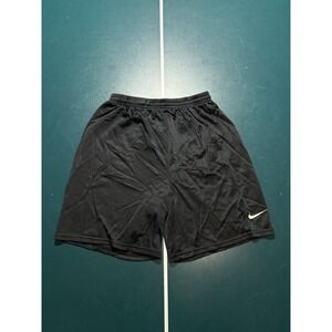 Vtg 90s Nike Mesh Shorts Men's Small 6" Inseam Black Running Basketball Athletic